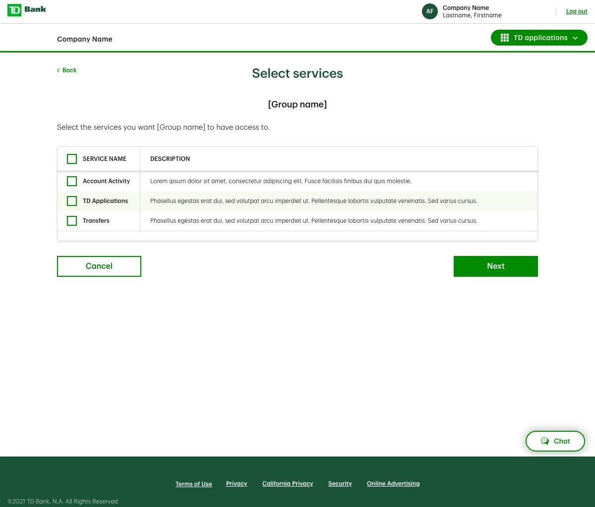 Access control web 2