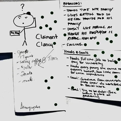 Claimant Clancy persona
